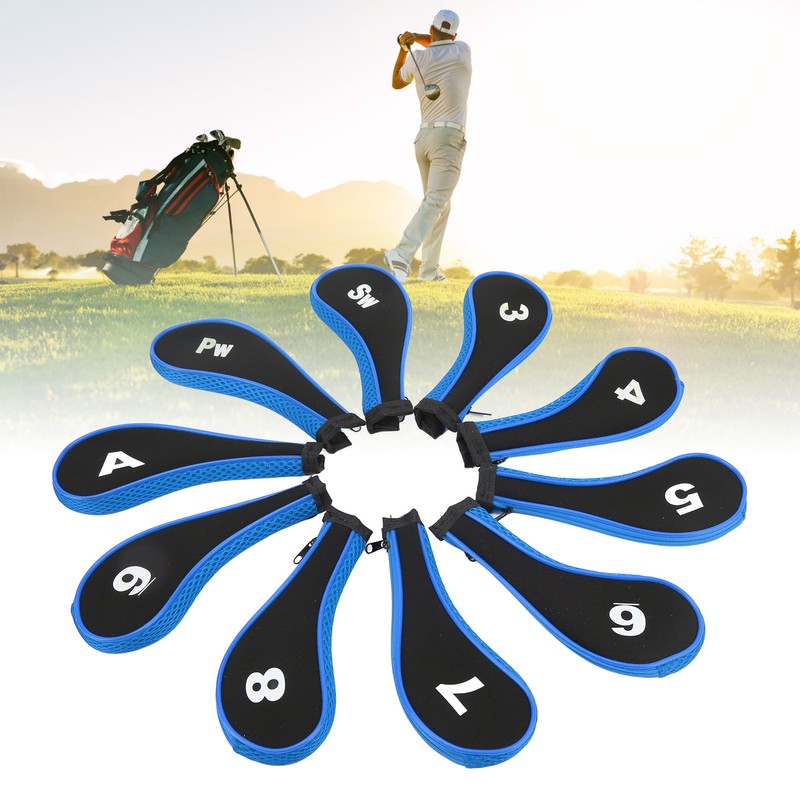 10Pcs Golf Club Head Cover Neoprene Golf Head Cover for