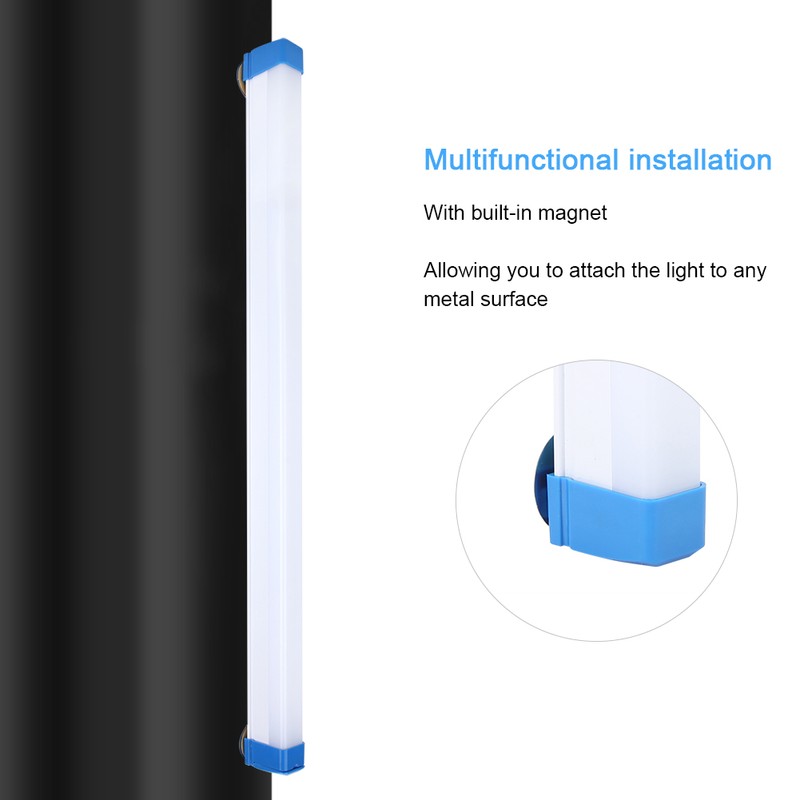 Portable Multifunctional USB Rechargeable LED Camping Emergency Light for Household/Outdoor