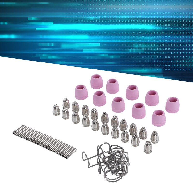 Plasma Cutter Torch Consumables Electrode Nozzle Protection Cups Bracket Rings