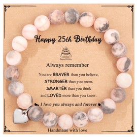 Yiyang 25th Birthday Gifts for Women Friends Daughter Sister Inspirational Gifts for 25th Birthday for Women, Birthday Gifts for 25 Year Old Women