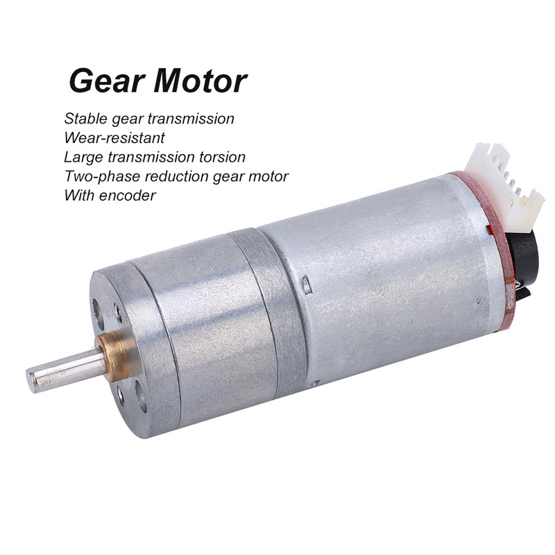 Gear Motor DC with Speed Encoder Brush DC Motors Reducer
