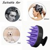Scalp Massager Shampoo Brush | Rubber Scalp Massager Hair Brush,Ergonomic