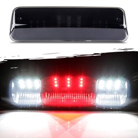 AQEEI High Mount Stop Light Led 3rd Brake Light Fit For Ford For Explorer Sport Trac 2007-2010 For Ford For F-150 2004-2008 For Ford For Lobo 2004-2008 For Lincoln Mark LT 2006-2008 Black+Smoke Lens