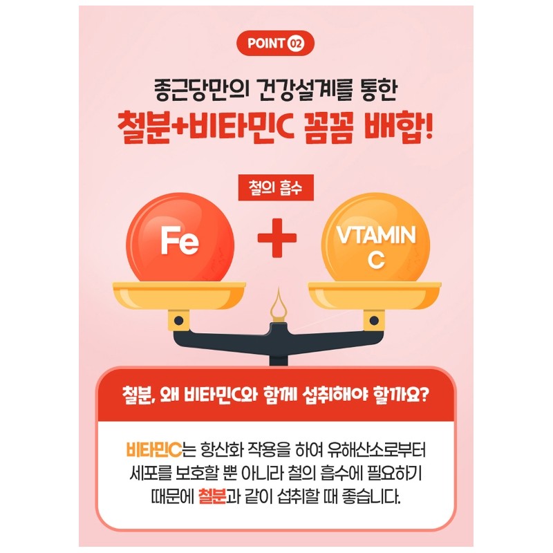 Chong Kun Dang Children's Vitamin Iron Supplement 3 Months /