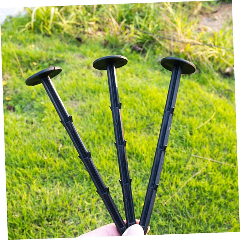 CAXUSD 60pcs Lightweight Gardening Stakes Durable Ground Anchors with Special