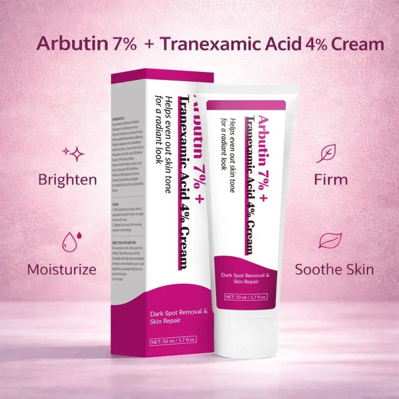 Crema Facial Arbutin 7% Con Ácido Tranexámico 50 Ml