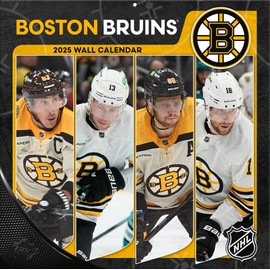 TURNER SPORTS Boston Bruins 2025 12x12 Team Wall Calendar (25998011932)