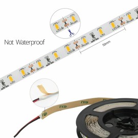 AHEVO Led Strip Light, 300 LEDs, DC 12V Low Voltage, 5630 SMD 16.4FT, Non-Waterproof, 5 Meter, Blue Light, Flixible Ribbon Light, Used for Bedroom, Kitchen, Shop and More