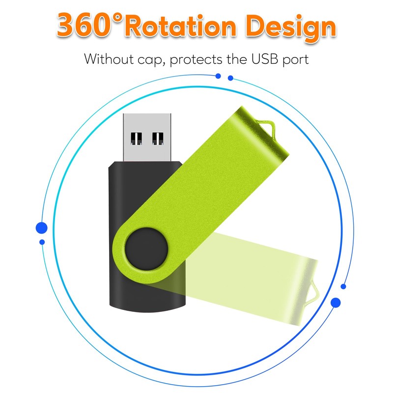 AreTop USB Flash Drive 4GB 50 Pack, Memory Stick 2.0