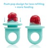 Frida Baby| Alimentador Push Pop Color Verde| Alimentador de silicona