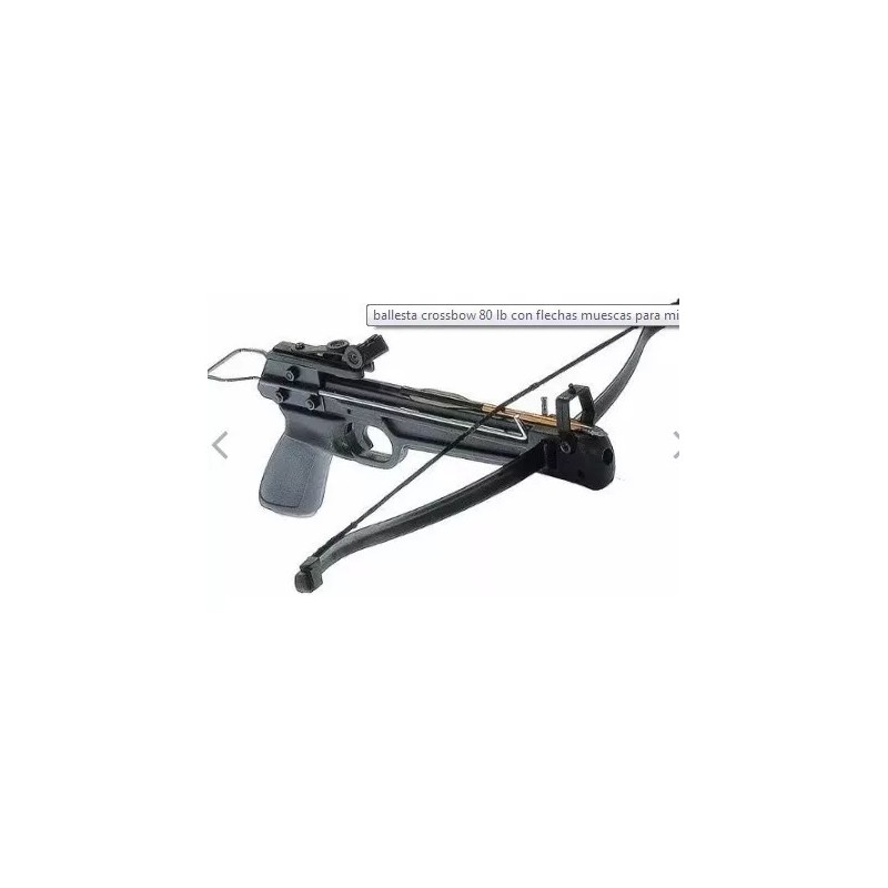 Crossbow Ballesta Crossbow 80 Lb Con Flechas Muescas Para Mira