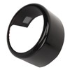 Front Grill Emblem Ring Glossy Black Exterior Badge Decoration Cover