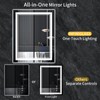 InfiniGlass 30"x24" LED Bathroom Mirror with Anti-Fog, Stepless Dimmable Lights,