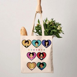 G2TUP Musical Inspired Gift F Characters Tote Bag Musical Themed Fans Hand Bag Musical Theatre Lover Gift