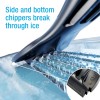 SubZero 2 Pack 9" Ice Ripper Ergonomic Ice Scraper for