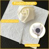 20 Pcs Crystal Cream Rose Boutonniere Pins for Men Weddings