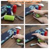 GXFCODA Gym Keychain Foam Roller Design Durable Compact Yoga/Fitness Accessory