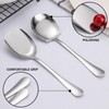 3-Piece Stainless Steel Serving Spoon, Buffet Spoon, Large Spoon with