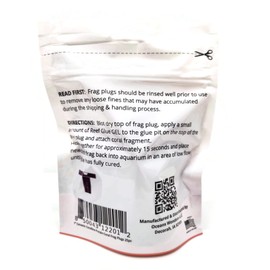 NextGen Reefs® 1" Ceramic Coralline Purple Coral Frag Plugs 25pc