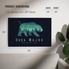 Lantern Press 36x54 Inch Giclee Print, Ursa Major, Constellation Silhouette