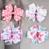 WRBAJIS 4Pcs Butterfly Hair Clips for Girls Butterfly Print Hair