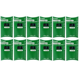 Pilot V5/7 Liquid Ink Refill Green Ref 259300304 [Pack 3]