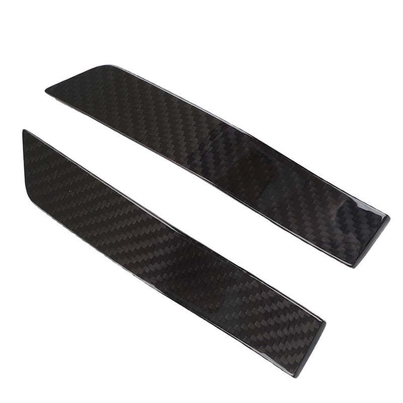 Side Marker Plate Ornaments Glossy Carbon Fiber UV Wear Resistant