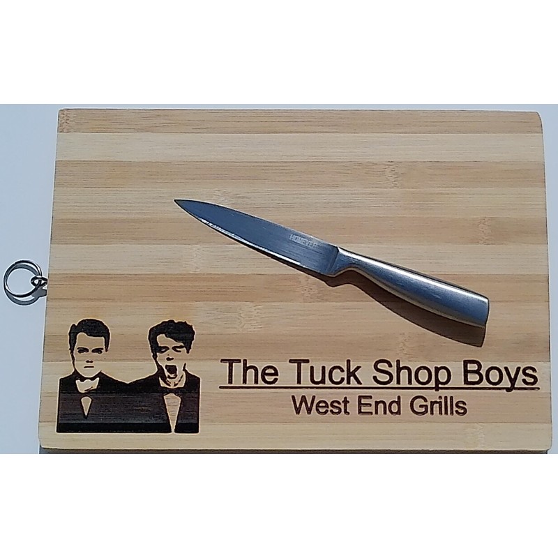 Handy Stamps Novelty Pet Shop Boys Themed Bamboo Chopping/Serving Board