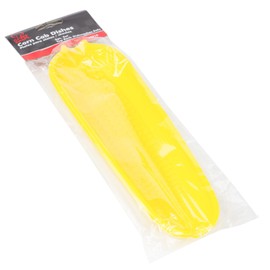 Chef Craft Select - Platos de plástico para mazorcas de maíz, juego de 2 piezas, 24 cm de largo, color amarillo