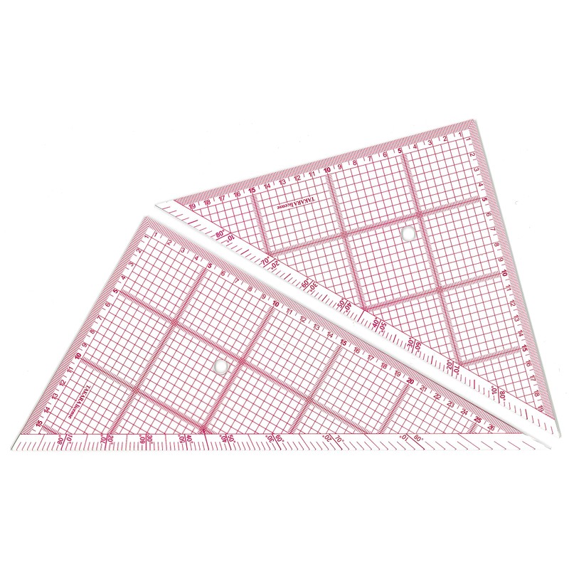 Takara Square Triangle Ruler for Layout, 11.8 x 0.08 inches