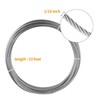 Eowpower 1/16 inch Stainless Steel 304 Aircraft Cable Wire Rope