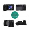 Camera Case for Sony A6600/ILCE-660 Durable and Lightweight Rubber Soft