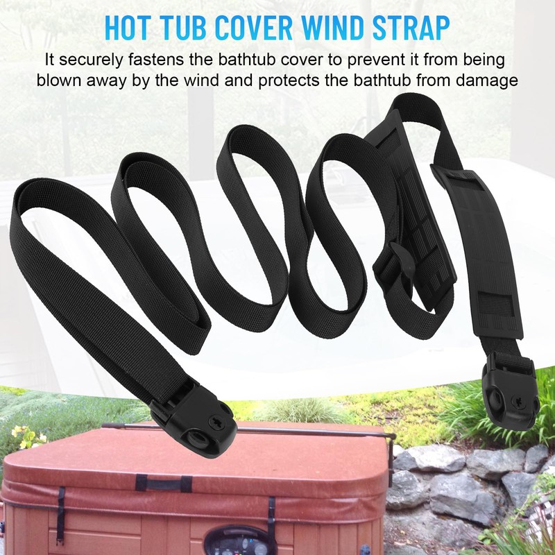 GDW Hot Tub Cover Straps 9.5 Ft Heavy Duty Hot