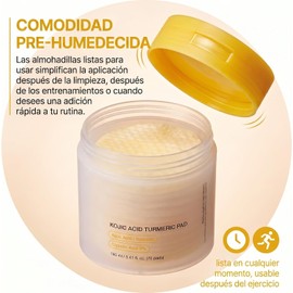 Pads Tonificantes de Ácido Kójico y Cúrcuma, Niacinamida y Ácido Glicólico
