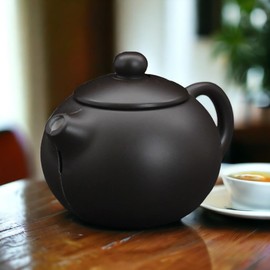 Teapot Lighter, Refillable Butane Lighter, Windproof Butane Soft Flame Torch (No Gas)- Black