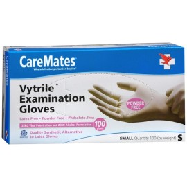 CareMates Vytrile Examination Gloves Small 100 EA