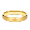 TRUMIUM 4MM Gold Wedding Bands for Women Men Tungsten Carbide