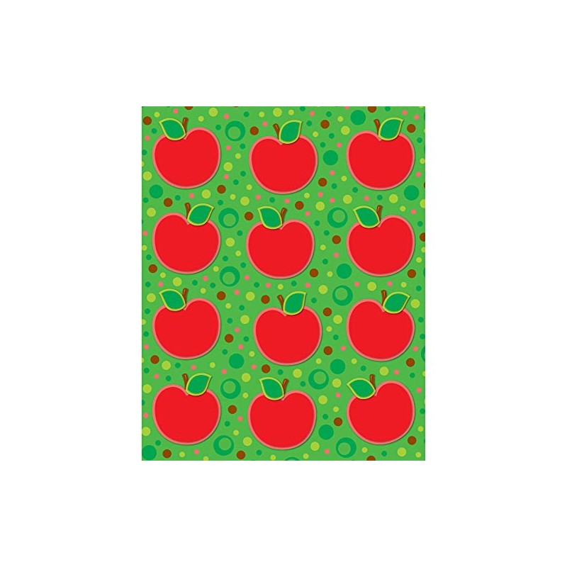 Carson Dellosa – Apples Shape Stickers, Fall Classroom Décor, 72