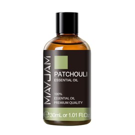 MAYJAM Patchouli Essential Oil, 1.01FL.OZ Essential Oils, Use with Diffuser, During Yoga, Massage, Bath, Patchouli Oil(30ml)