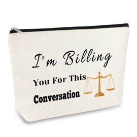 Lawyer Gifts for Women Makeup Bag Lawyer Appreciation Gift Thank You Gift for Lawyer Paralegal Attorney Judge Legal Assistant Law Student Graduation Birthday Gifts Cosmetic Bag Travel Makeup Pouch