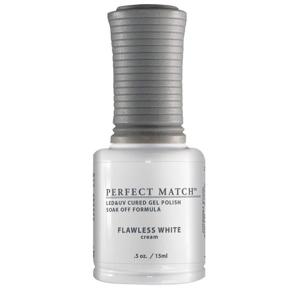 LECHAT Perfect Match Nail Polish, Flawless White, 0.500 Ounce
