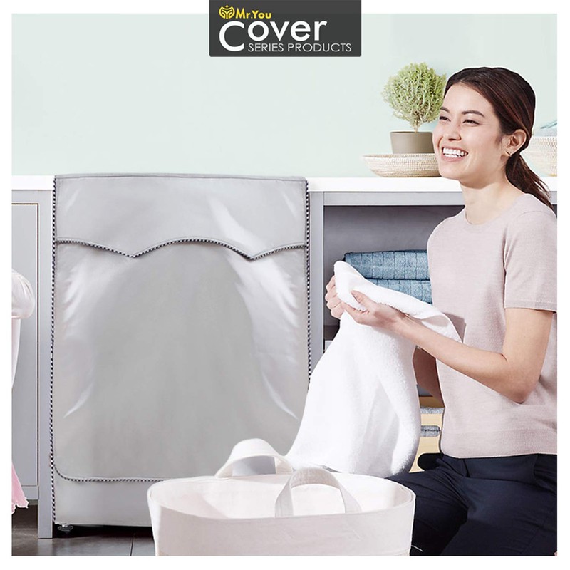 Washing Machine Cover Washer/Dryer Cover for Front-Loading Machine Waterproof Dustproof