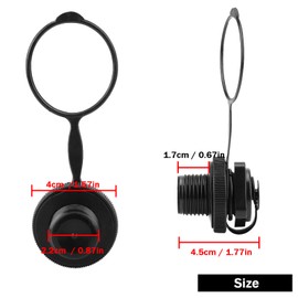 Anti Leak Valve, 22mm, Airbed Plug Replacement, Air Valve Inflatable Boat Anti-Leakage Air Valve, One-Way Inflation Replacement Screw Boston Valve Air Bed Mattress Replacement (1)