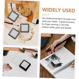 Ciieeo 15pcs Blank Ink Pad Stamp Pad Stamp Ink Pads for Kids Fabric Ink Pad Stamps for Crafts Ink Pad DIY Stamp Ink Crafts Ink Pads DIY Ink Pad Child Thumb Water Cushion Sponge