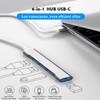 Wowssyo USB Hub USB 3.0 Splitter 4-in-1 USB Adapter USB
