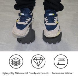 Plastic Downspout Adapter Drain Adapter Replacement Downpipe Converter Connector with Screws for Rain Gutter Downspout (Black L 3x4in)