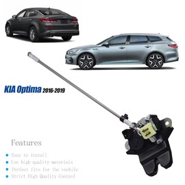 Unikpas Rear Trunk Lid Latch Compatible for 2016-2020 KIA Optima Replace TailGate Lock Latch Actuator Assembly 81230-D4000