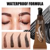 Waterproof Lasting Eye Gel,Eyebrow Gel Tint,Eyebrow Tatto Peel Off,Semi-Permanent Eye