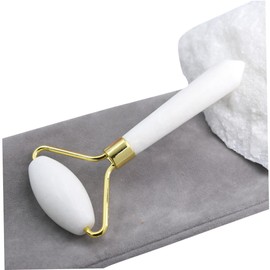 Beavorty Natural White Jade Roller Facial Massager Guasha Tool Skin Care Tool Beauty Roller