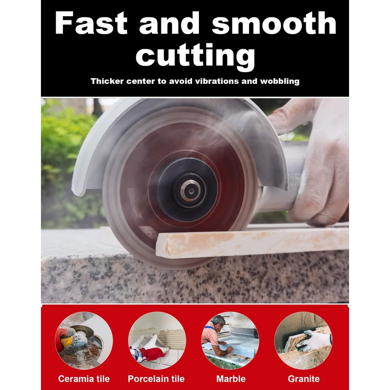 Casaverde 4"/105mm Diamond Disc Cutting Blade,Super Thin Tile Cutting Disc